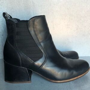 Kork-Ease Albin Leather Chelsea Ankle Boot Black 9